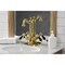 Kingston Brass Duchess 2-Handle Bathroom Faucet W/Brass Pop-Up & Cover Plate, Brass KS1437PKL - alternate 4